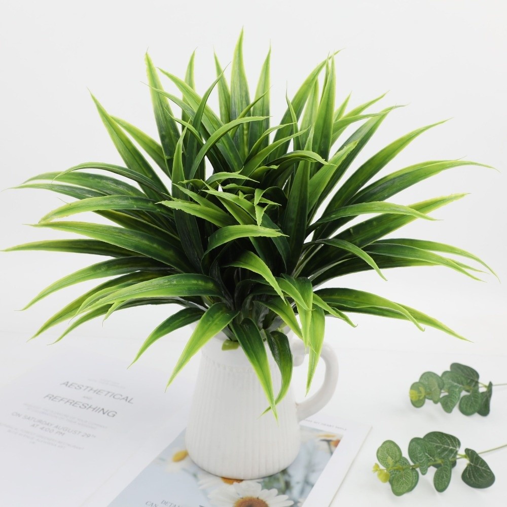 Spider Plant Hanging - أوراق أوركيد اصطناعية واقعية بطول 42