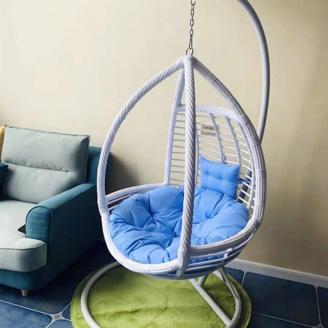 Spider Plant Hanging - كرسي معلق من الروطان، كرسي هزاز