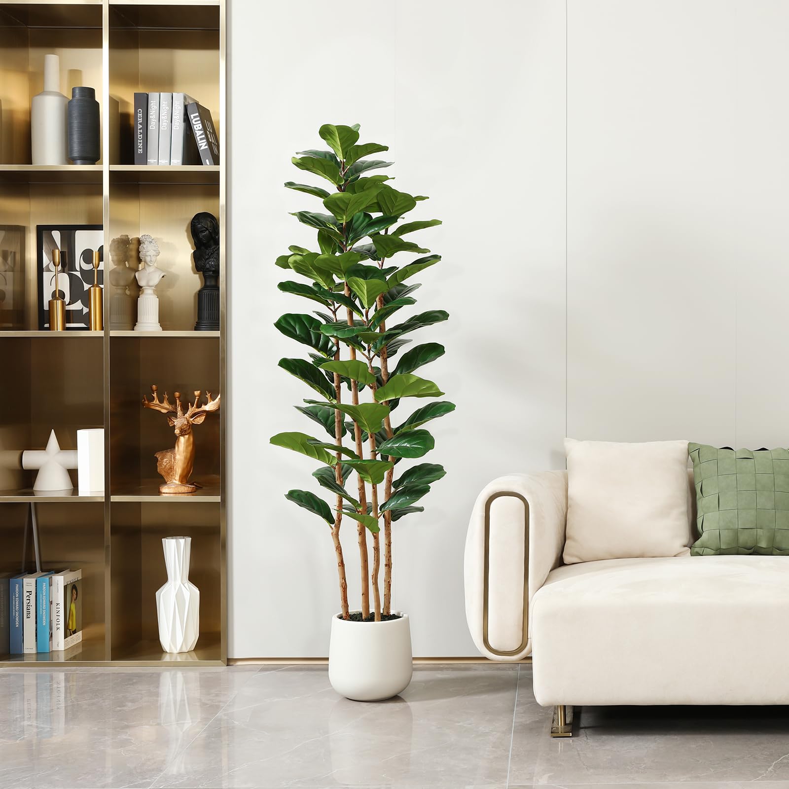 شجرة تين فايلد اصطناعية مع وعا - مراجعة Ficus Lyrata Tree وسعره